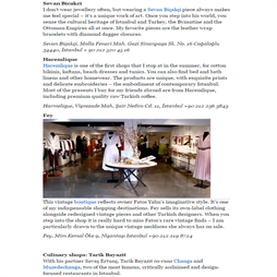 Istanbul Best Shops The Insiders Guide